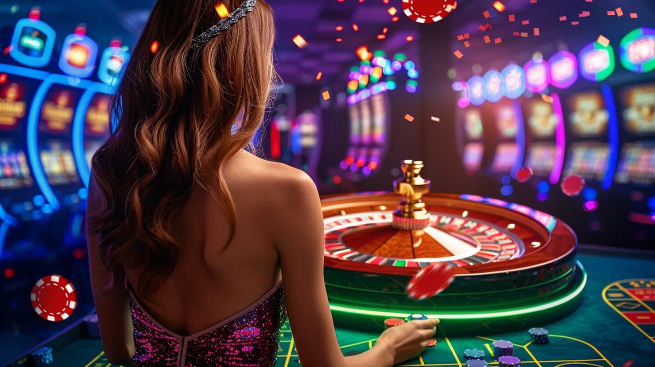 Ilustrasi permainan Bingo online dengan kartu dan bola dengan desain menarik